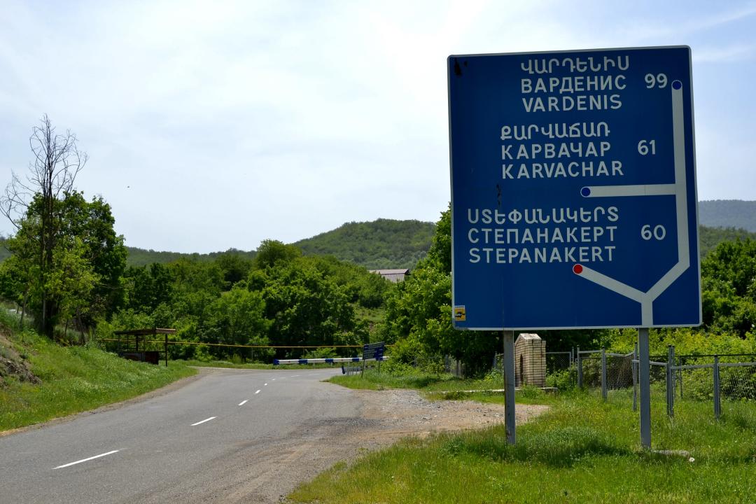 A rare car can be seen on Karabakh highways. Photo credit: Marut Vanyan/Caucasus Watch