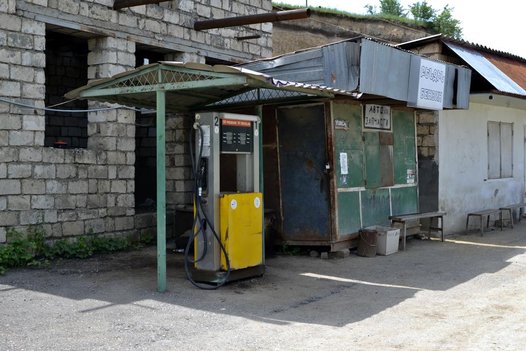 Bus stop in the middle of nowhere, Nagorno-Karabakh. Photo credit: Marut Vanyan/Caucasus Watch