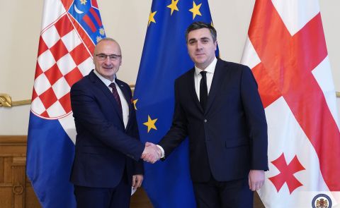 Croatian Foreign Minister Meets High-level Georgian Officials in Tbilisi