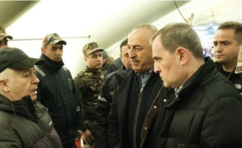 Azerbaijan and Turkey's Foreign Ministers Tour Earthquake-Hit Kahramanmaraş