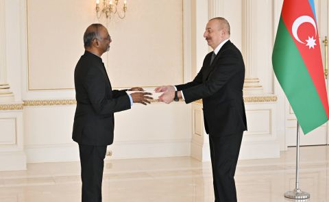 Ilham Aliyev Complains to New Indian Ambassador About Armenia's Armament