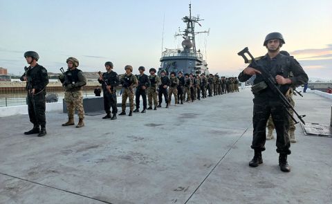 Azerbaijan and Kazakhstan Hold Naval Exercises in Caspian Sea; Iran Participates as Observer