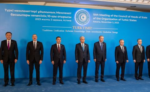 Ilham Aliyev Applauds Economic Cooperation Among Members of Organization of Turkic States in Astana