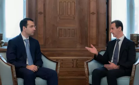 Syrien will die Anerkennung Abchasiens in den arabischen Nationen fördern, Assad trifft separatistischen Außenminister