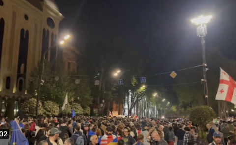 Tbilisi Engulfed by Protests Against the "Foreign Agents" Bill