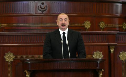 Aliyev Outlines New Horizons for Azerbaijan, Emphasizes Military Readiness in Parliamentary Address