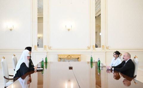 Patriarch Kirill to Aliyev: "I Extend Putin's Invitation to Moscow for 80th Anniversary"