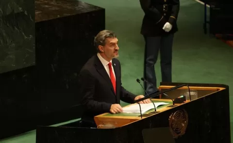 Georgian President Addresses the UN