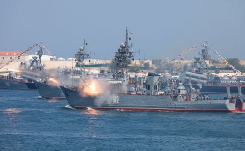 Russia conducted naval exercises in the Black Sea