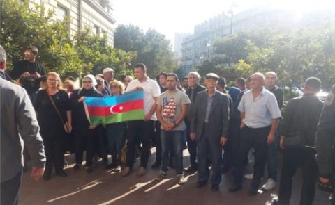 Opposition protest in Baku