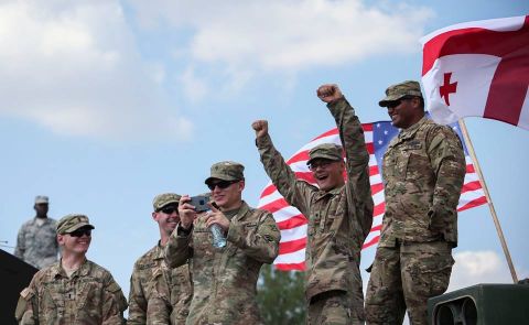Georgien nimmt an US-geführten Militärmanöver teil