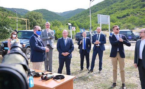 Drei EU-Außenminister besuchen Georgien