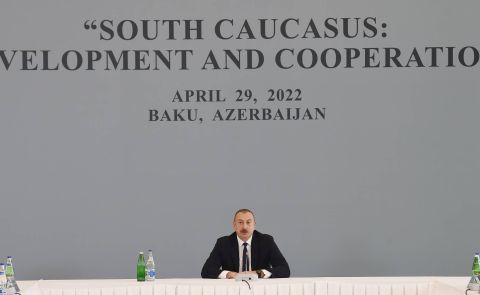 Aliyev on dissatisfaction with Iran, normalisation process with Armenia, sanctions on Russia and Georgia’s support during Second Karabakh War