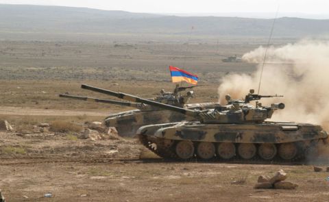 Armenia and Azerbaijan Conducted Tank Exercises