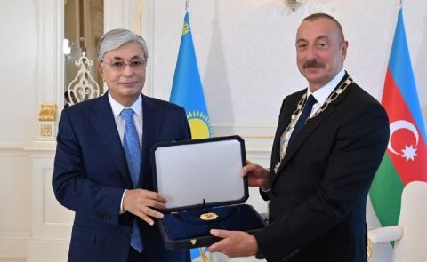 Kazakh President on State Visit to Azerbaijan