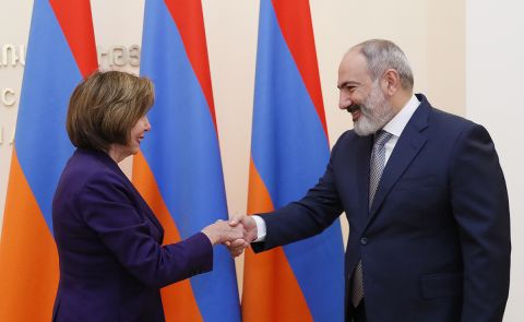 US House Speaker Nancy Pelosi Visits Armenia