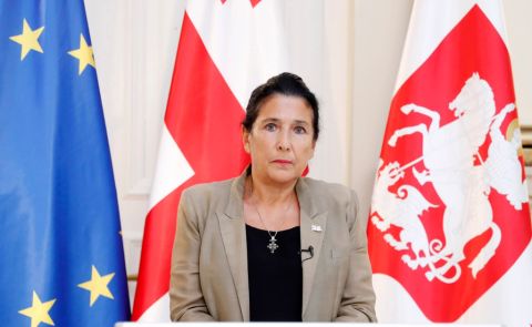 Salome Zourabichvili Condemns Russian Missile Strike on Ukraine