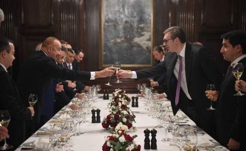 Aliyev on Official Visit in Belgrade