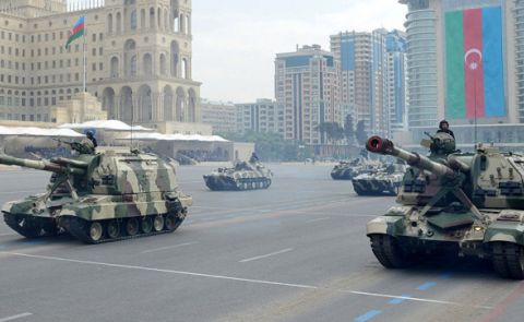 Militärparade in Aserbaidschan